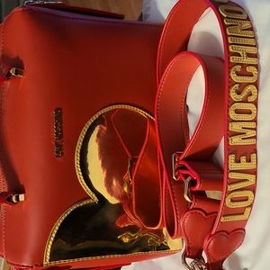 Love Moschino heart bag make me an offer!!